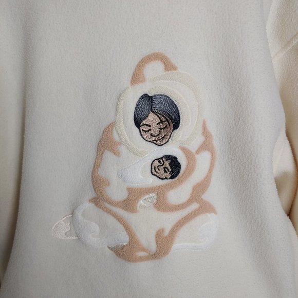 VTG Northern Sun Hood Native Mother Child Jacket - Picture 3 of 8